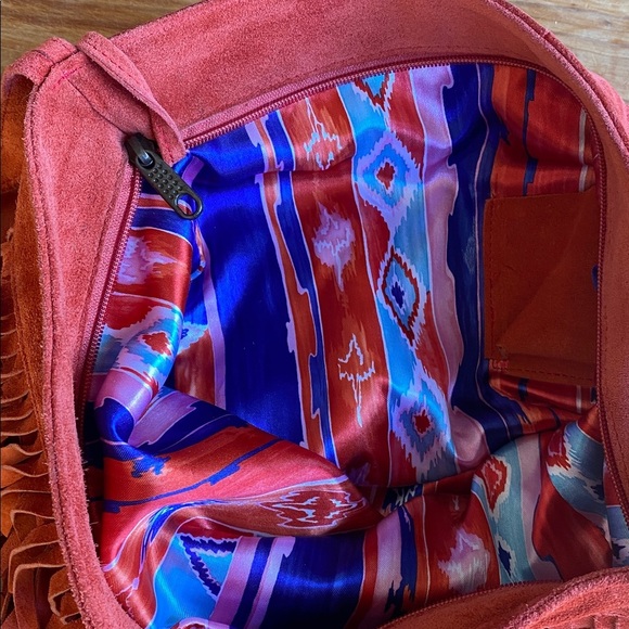 🇦🇷 Rhapsodia suede fringe shoulder bag with adjustable strap - Picture 2 of 9